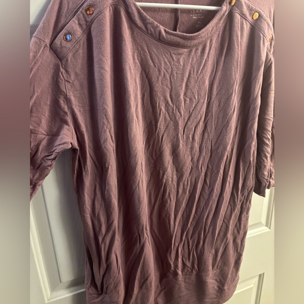 *SOLD* XXL Mauve Maternity/Nursing Top by Isabel